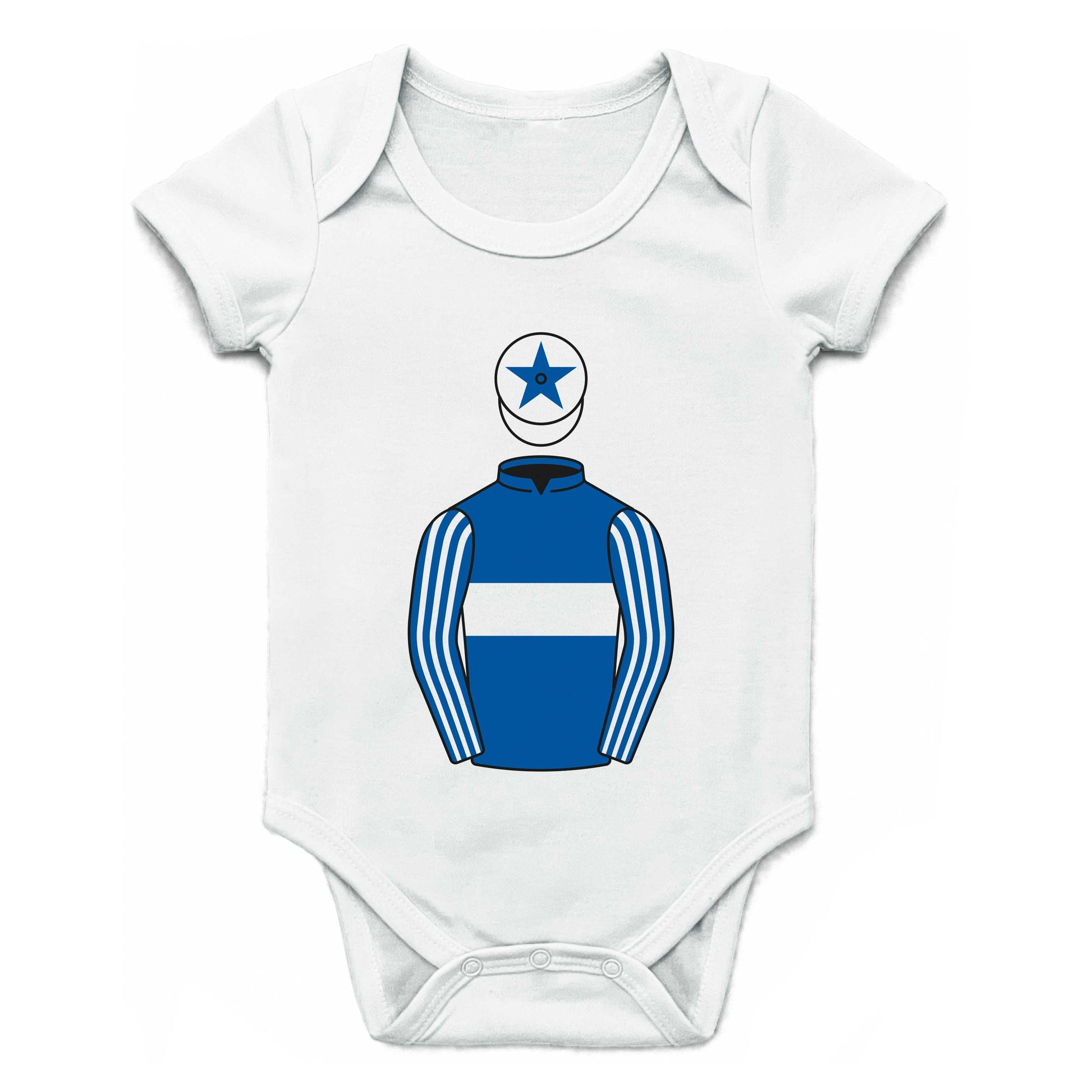 King Power Racing Single Silks Baby Grow - Baby Grow - Hacked Up