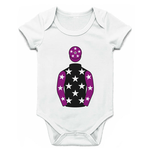 Rocket Racing Club Single Silks Baby Grow - Baby Grow - Hacked Up