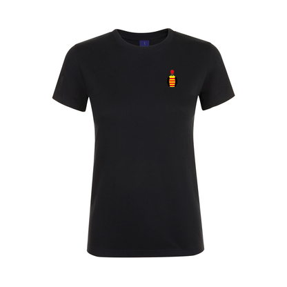 Ladies The Moggy Syndicate Embroidered T-Shirt - Clothing - Hacked Up