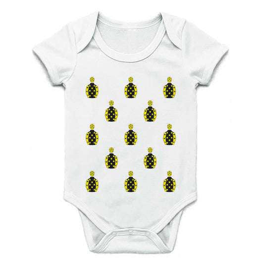 Shanakiel Racing Syndicate Multiple Silks Baby Grow - Baby Grow - Hacked Up